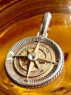 David Yurman Maritime Compass Amulet - Sterling Silver & 18K gold